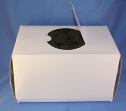 Dispenser Box of 1,000 Small White Stretchable Headphone Covers